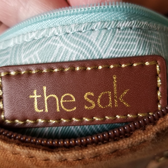 The Sak Leather Floral Embossed Ventura Convertible Backpack